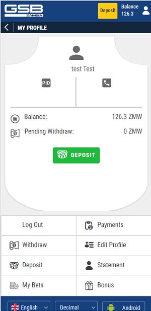gsb zambia login